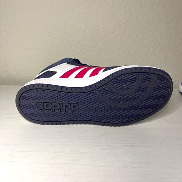 Adidas Hoops 2.0 Mid Tops - Picture 3 of 5